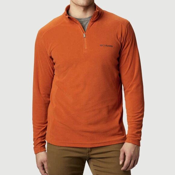 NWT Columbia Klamath Range II Half-Zip Sweater Rust S - Picture 1 of 8